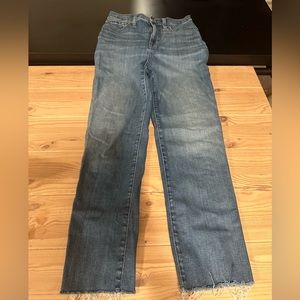 J. Crew high-waisted stretch wide leg flare skinny capri Size 24